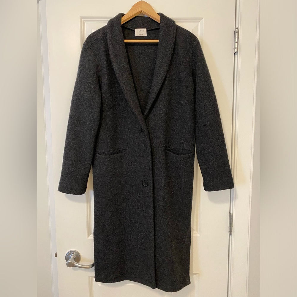 Wilfred Aritzia Dark Grey Jacket/Sweater, size small